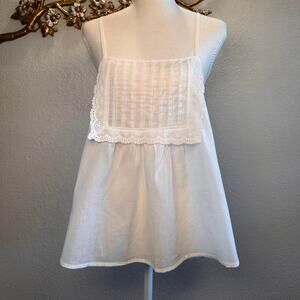 Edikted white babydoll cami top